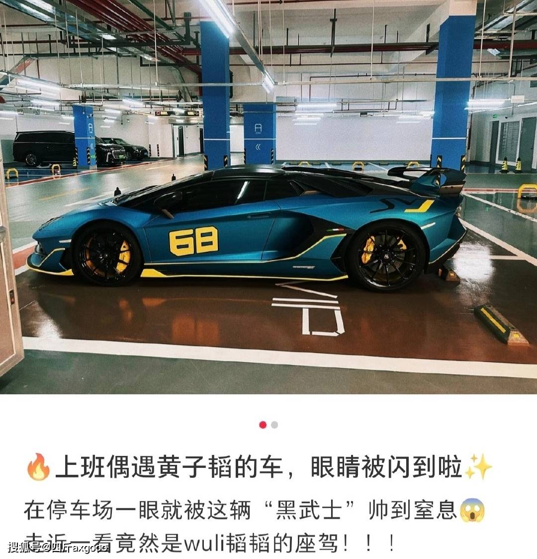 黄子韬兰博基尼违规被罚